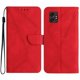 thumbnail image 1 of For Samsung Galaxy XCover7 Pro Case Skin Touch Lines Imprinted PU Leather Flip Phone Cover - Green, 1 of 5