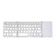 thumbnail image 1 of Teclado Inalámbrico Plegable Cateissary Micro Recargable 64 Teclas Bluetooth 3.0 Blanco Plateado, 1 of 6