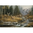 thumbnail image 1 of Precious Melodies Clock - Deer with Wildlife Chimes, 1 of 1