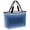 Blue, Navy, variant on 3D Optical Illusion Beach Bag for Women, Large Breathable Mesh Beach Tote Bag, Turquoise Geometric Modern Prints Sandproof Lightweight Travel Bags for Vacation Picnic Swimming Pool 15.7"x15.7"x9.1"