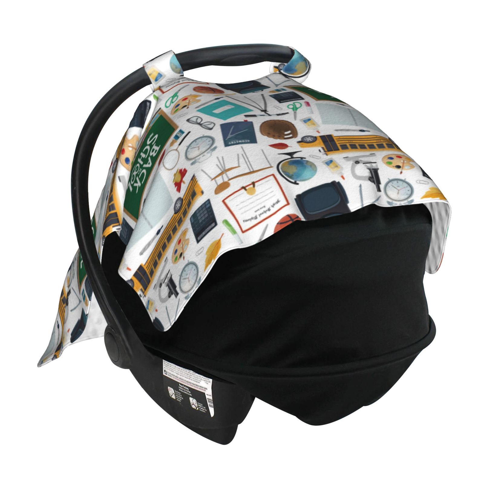 Car Seat Cover Baby - back to school A Breathable Infant Car Seat Cover for Baby Carseat, Lightweight Comfort Baby Essentials Must Haves Newborn Stuff for Girl Boy