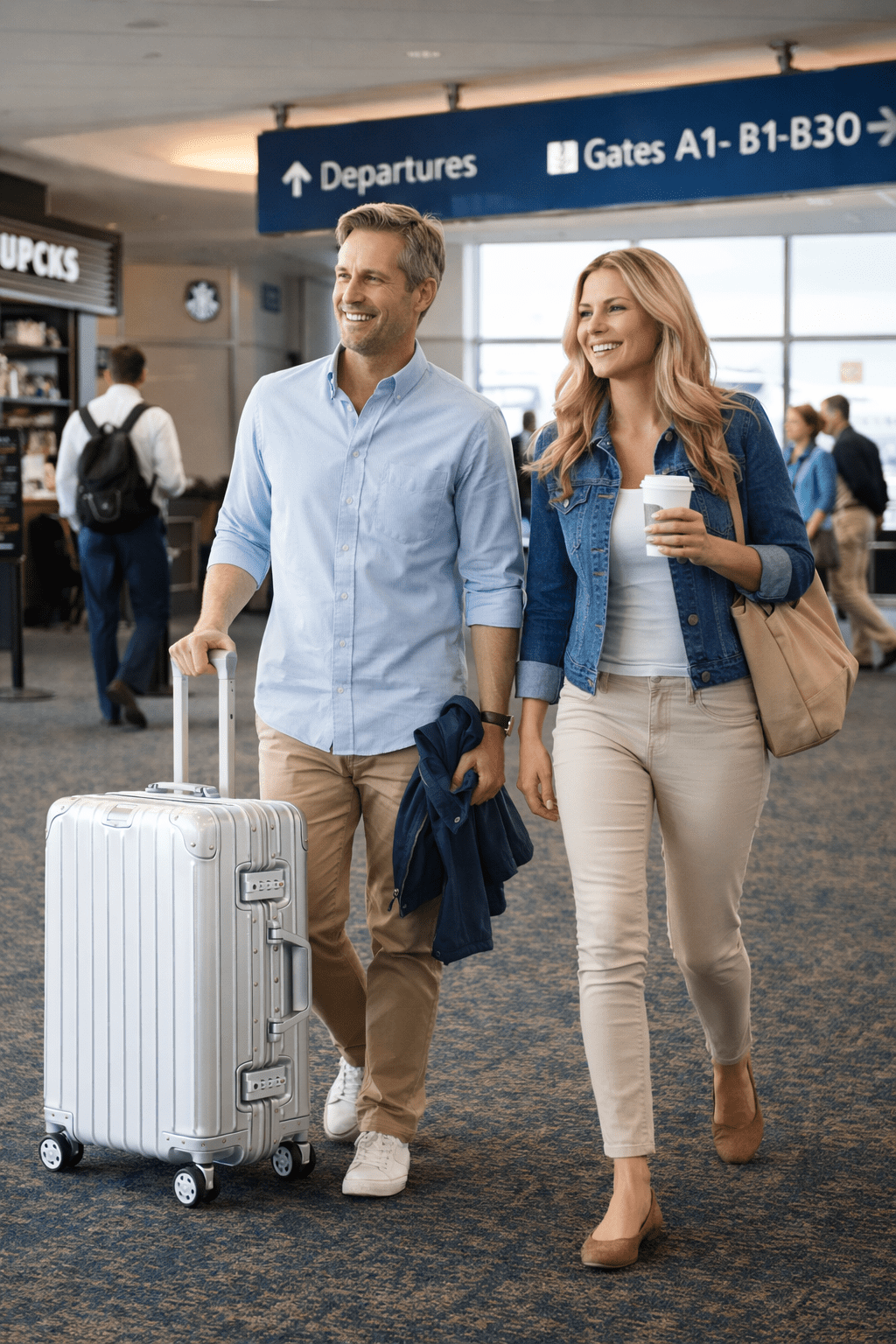 Gliderra All Aluminum Carry on Luggage 20 inch Lightweight Durable Suitcase Silver