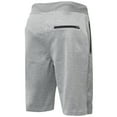 thumbnail image 3 of Ma Croix Mens Short Sleeve Longline Hoodie and Shorts Lightweight Athletic Activewear, 3 of 3