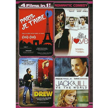 Four Movies in One: Romantic Comedy  (Paris Je T'Aime / The Truth About Love / My Date with Drew / Jack and Jill vs. The