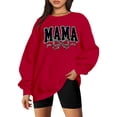 thumbnail image 2 of Mama Sweatshirt Crewneck Sweatshirt for Women Casual Oversized Pullover Loose Hoodies Long Sleeve Fall Pullover Tops Sweater, 2 of 4