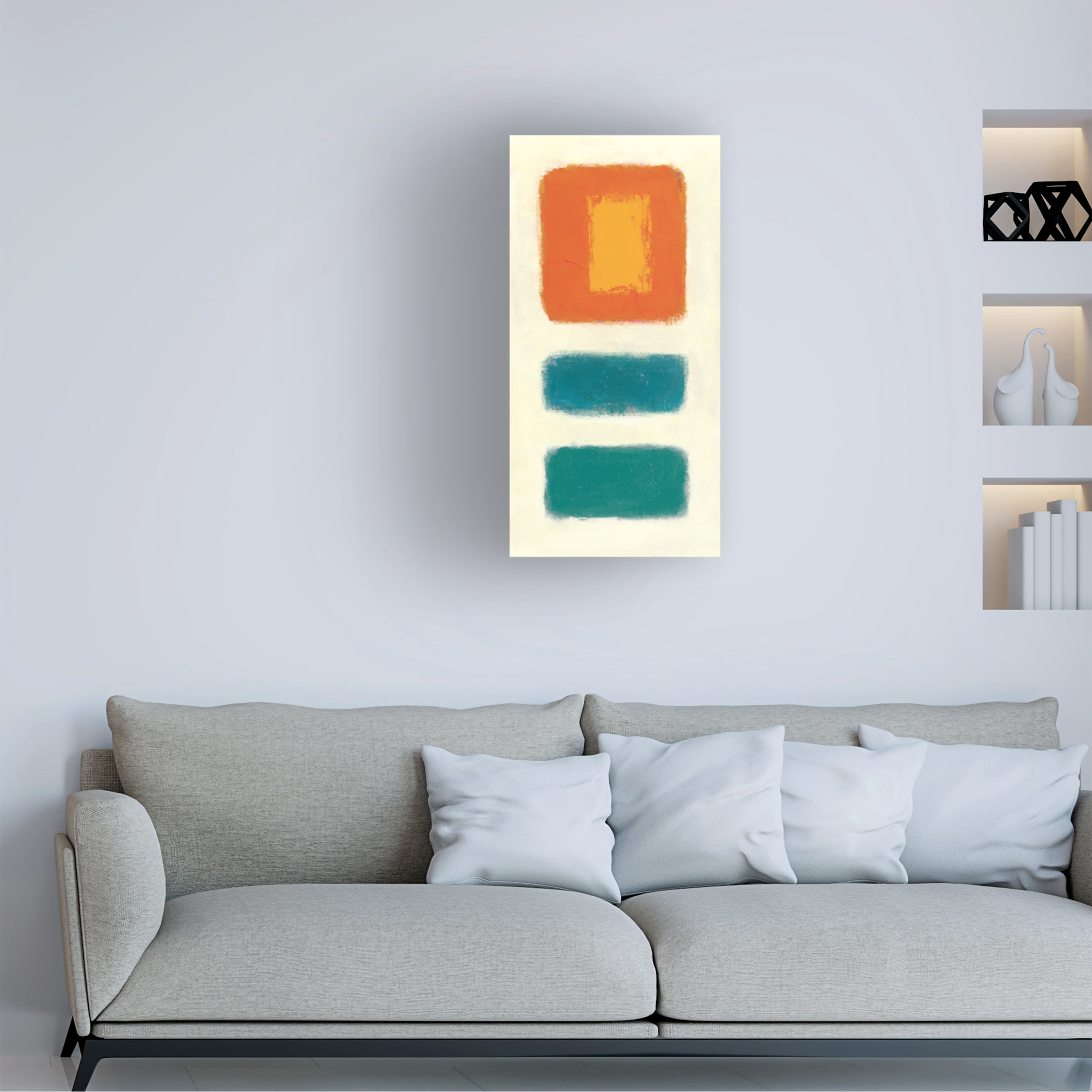 Mike Schick 'Isole Panel Iii' Canvas Art