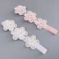 thumbnail image 3 of Baby Girls Headband Lace Flower Headwear for Toddler Babies Elastic Head piece Wreath Holiday Sunday Headband Newborn Photography, 3 of 8
