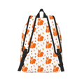 thumbnail image 2 of Honeii Cartoon Squirrel Print Canvas College Laptop Backpack, Durable Rucksack Travel Notebook Bag School Backpack Book Bag for Men Women-Small, 2 of 7