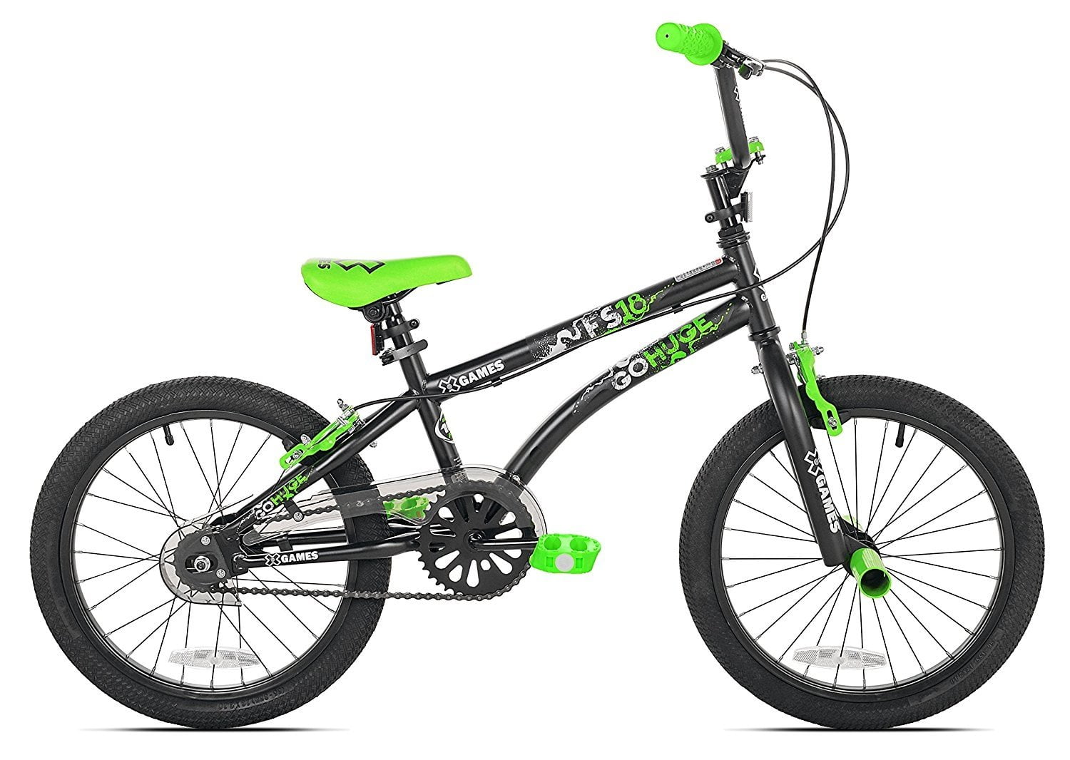 green 18 inch bike