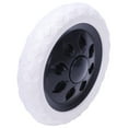 thumbnail image 4 of 4 Pcs Design Roue Chaude Chariot Bagages Voyageurs Roues 15.8 x 3.4 cm - Noir & Blanc, 4 of 8