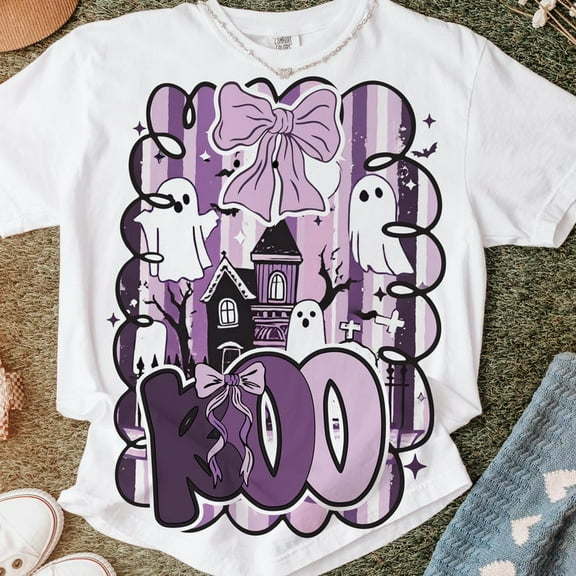 Boo T-shirt, Halloween Shirt, Preppy Halloween Shirt, Retro Checkered Trendy Halloween Shirt, Ghost Tee, Boo Shirt 200611