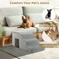 thumbnail image 2 of 5-Step Detachable Pet Stairs (Grey), 2 of 14