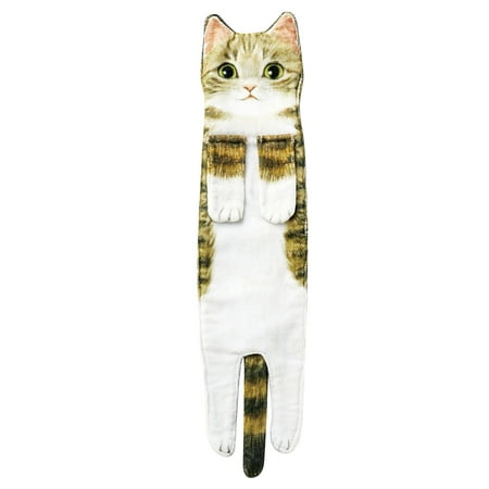 

Home Textile Linum Home Textiles Linum Home Textiles Cat Funny Hand Towels For Bathroom Kitchen - Cute Decorative Cat Decor Hanging Washcloths Face Towels Super Absorbent Soft-