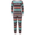 thumbnail image 2 of Asskyus Women’s Pajamas Tops and Pants Sets Cotton Racks, Ladies Long Sleeve Pants Christmas Printing, 2 of 5