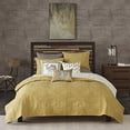 thumbnail image 1 of INKIVY Kandula 3 Piece Coverlet Mini Set Yellow FullQueen, 1 of 5
