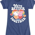 thumbnail image 3 of Peppa Pig - Were Better Together - Girls Toddler And Youth Fitted Short Sleeve Tee, 3 of 5