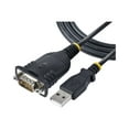 thumbnail image 2 of StarTech.com 3ft (1m) USB to Serial Cable, DB9 Male RS232 to USB Converter, USB to Serial Adapter for PLC/Printer/Scanner/Network Switches, USB to COM Port Adapter - Prolific IC, Automatic Handshake, Windows/macOS (1P3FP-USB-SERIAL) - Serial cable - DB-9 (M) screwable to USB (M) - 3.3 ft, 2 of 5