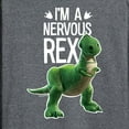 thumbnail image 3 of Toy Story - I'm Nervous Rex - Men's Long Sleeve T-Shirt, 3 of 5