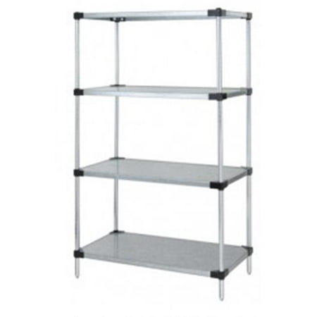 

4-Shelf Galvanized Steel Solid Shelving Unit - 18 x 30 x 86 in.