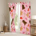 thumbnail image 3 of Castle Fairy Gingerbread Man Black Out Curtains for Kids,Gingerbread Man Curtains Pack of 2 (42x63 Each),Festival Xmas Bedroom Curtains,Ultra Soft Home Decor, 3 of 6