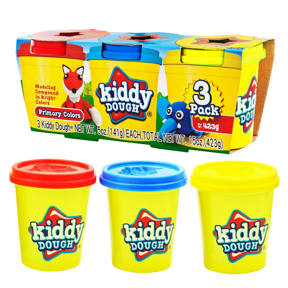 Kiddy Dough of Color Dough, Mega Modeling and Sculpting Playset with 3