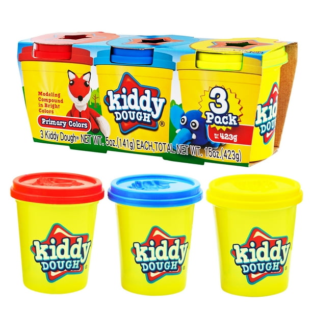 Kiddy Dough of Color Dough, Mega Modeling and Sculpting Playset with 3