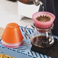 thumbnail image 4 of Coffee Dripper, Food Grade PP Flat Bottom Filter Cup Superior Stability Modern Kitchen Decor Compatible with Filter Paper Sizes, 4 of 7