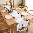 thumbnail image 3 of Pink Valentine's Day Table Runner - 72 Inch Long, Kitchen Dining Table Runner Dresser Scarves, Spring Floral Farmhouse Farmhouse Decor for Coffee Tables Wedding Party Banquet, 3 of 8