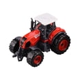 thumbnail image 1 of Ensemble de Jeu Petit Tracteur Enfants Mini Tracteur Décoration de Bureau Simulation Réaliste Rouge, 1 of 9