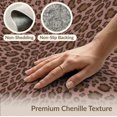 thumbnail image 6 of ODIKA Leopard Cheetah Print Spotted Centered Motif Zebra Decoration Pink Flowing Foldable Easy Care for Queen Size Bedroom, Under Bed, Master Suite, 6 of 7