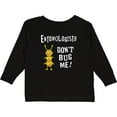 thumbnail image 3 of Inktastic Entomologists Bug White Text Boys or Girls Long Sleeve Toddler T-Shirt, 3 of 5