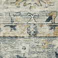 thumbnail image 3 of Oriental Weavers Windham Hand-made Wool Blend Area Rug - WIN01 - 6' x 9' - in Grey/ Blue - Vintage Inspired, Hand-Made Wool Blend Rugs, Dining, Living Room Rug, 3 of 5