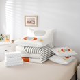 thumbnail image 4 of YST 7-Piece Mid Century Abstract Moon Comforter Set, Twin, White Aesthetic Bedding, 4 of 4