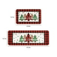 thumbnail image 3 of Welcome Doormat Christmas Christmas 2 Pcs Kitchen Rugs And Mats For Floor Non Slip Backing Mat Merry Kitchen Decor Kitchen Rug Sets Xmas Decor 16X24In 16X48In, 3 of 3