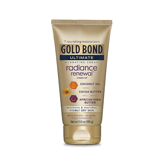 Gold Bond Ultimate Radiance Crema Renovadora Aceite 5.5 onzas (Paquete de 2)