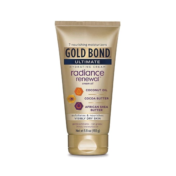 Gold Bond Ultimate Radiance Crema Renovadora Aceite 5.5 onzas (Paquete de 2)