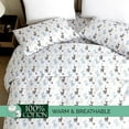 thumbnail image 2 of Elegant Comfort - 4 PIECE Holiday Christmas Flannel Cotton Sheet Set, Deep Pocket Fitted - Twin XL, Brown Deer, 2 of 5