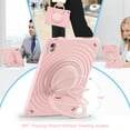 thumbnail image 5 of ELEHOLD Case for Apple iPad 10th Gen, Portable Hybrid Shockproof iPad Case with Pencil Holder & Hanging Ring Handle Rotatable Kickstand,Pink, 5 of 10