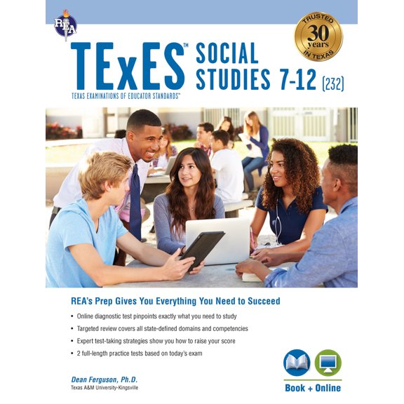 Pre-Owned TExES Social Studies 7-12 (232) Study Guide 2025-2026 (Paperback) 0738612286 9780738612287