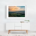 thumbnail image 2 of SLC Sunset 02 - Salt Lake City Utah Photography White Framed Wall Art Print 20 x 30 inches, 2 of 3