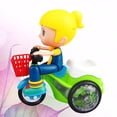 thumbnail image 4 of Tricycle Toy Childrens Stunt Tricycle Toy Creative Intelligent Special Tricycle Toy (Girl Style, Without Battery, Random Color), 4 of 8