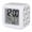 Gray, variant on Lavender Polka Dot Digital Alarm Clock for Bedrooms, Smart LED Alarm Clock with 7 Color Changing Night Light, Modern Minimalist Dots Pattern Silent Wake Up Clocks for Sleep Study Cooking 3.2"x3.2"