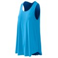 thumbnail image 4 of URBAN DAIZY Women's Casual Sleeveless Top Scoop Neck Round Hem Loose Fit Flowy Tunic Basic Tank T Shirt UD02_T21074 Turquoise 3X, 4 of 6