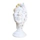 thumbnail image 2 of Figura de rostro humano, estatua, decoración del hogar, adorno creativo de mesa abstracto Blanco, 2 of 9