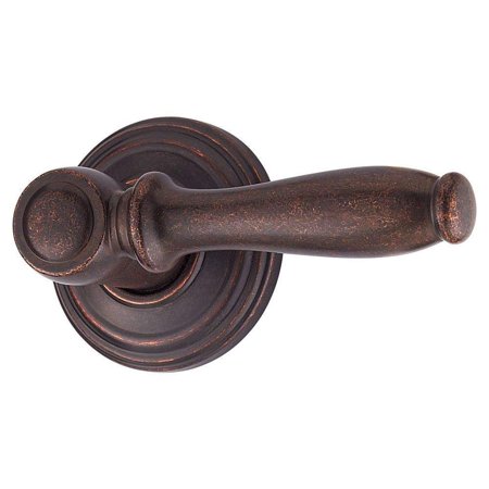 Bronze Ashfield Drain Assembly - Kwikset Ashfield Reversible Hall/Closet Lever Adjustable Handle, Rustic Bronze