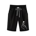 thumbnail image 2 of Toddler Kids Girls Casual Bermuda Shorts Drawstring Elastic Waistband Beach Shorts 3-13 Years, 2 of 4