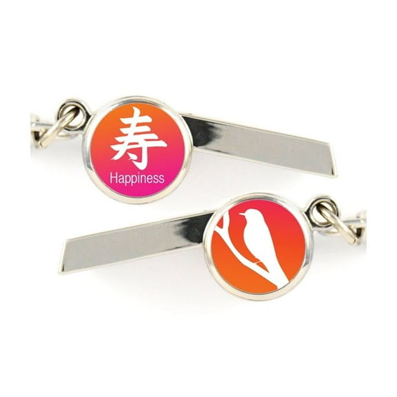 Happiness Safety Whistle Keychain