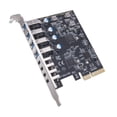 thumbnail image 1 of 8 Port USB 3.2 PCI-E Expansion Card Adapter Card 20Gbps 4 Type-C+4 Type-A Expansion Card for Desktop PC Host Card, 1 of 6