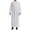 White, variant on Wyobmus Men's Muslim Robe Middle Stand Collar Robe Long Style Long Sleeve Pullover Long Shirt Fashion Casual Robe Black