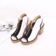 thumbnail image 4 of Sandalias de tacón alto de piel sintética de tela esmerilada para mujer, talla 35-43 Wmkox8yii hfjk2549, 4 of 9